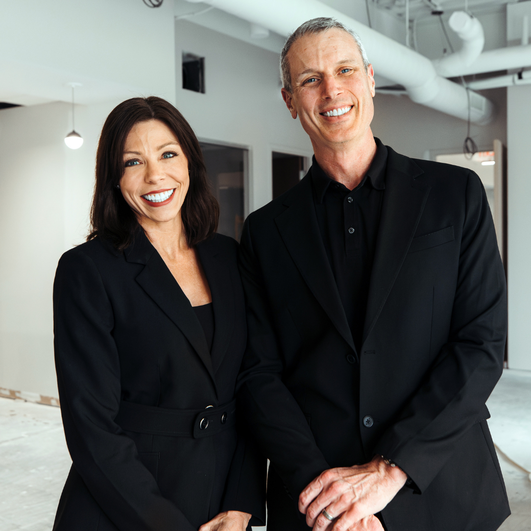 Dr. Joe and Amy Chichetti, founders of Harmony Cosmetic Dentistry